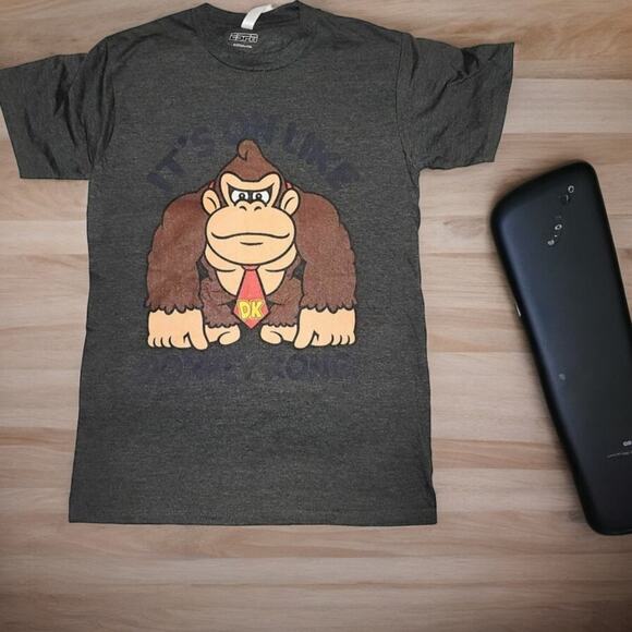 ESPN & Zuni Sportswear New Unisex Donkey Kong licensed graphic tee size S - Picture 9 of 9